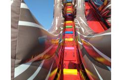 China 18m Inflatable Commercial Pirate Ship Slide  / Blow Up Water Slide supplier