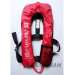 EN ISO12402-3 CE 150N Inflatable Adult Life Jacket Vest With Safety Harness & Lifeline for sale