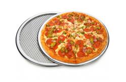 China Non Stick 8 Inch --22inch Aluminum Mesh Pizza Screen Customized Size supplier