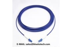 China 2mm 3mm Armored Fiber Optic Patch Cord LC To LC Fiber Optic Armored Patch Cable Single Mode Simplex supplier