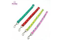 China Padded Handle 120cm Nylon Dog Leash For Walking / Training supplier