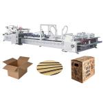 Automatic Stitching Gluing Corrugated Carton Box Machine 3P 380V 50HZ for sale
