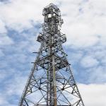 10m Height Polygonal Face Antenna Telecommunication Tower for sale