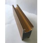 T5 T6 Wood Finish Aluminium Profiles For Aluminum Alloy Sliding Windows / Doors for sale