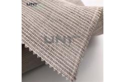 China Bruckram Cotton Canvas Horse Hair Interlining 150cm Width supplier