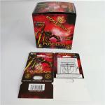 Male Enhancements Sexual Pill Packaging Rhino 69 Paper Foil Box Display With Paper Cards for sale