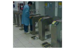 China Ticket management Barcode Reader turnstile entry systems with integrated Touch Screen supplier
