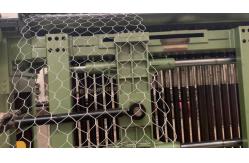 China 100x120mm Three Twist 3.0mm Gabion Mesh Machine 225m/h High Efficiency supplier