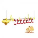 Stainless PVC Chicken Watering System Automatic Drinker For Chickens for sale