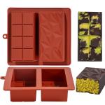 MHC Chocolate Molud Bar Thick Silicone Cake Tools Chocolate Bar Molds Deep for sale