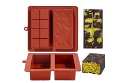 China MHC Chocolate Molud Bar Thick Silicone Cake Tools Chocolate Bar Molds Deep supplier