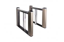 China SS304 ARM7 Embedded Acrylic Flap Swing Barrier Gate supplier