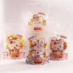 Custom Order Accepted Cellophane Gift Bags For Bakery Biscuits Chocolate And Desserts for sale