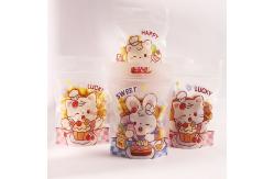 China Hard Candy Transparent Opp Header Bag Recyclable Cellophane Bags For Food Packaging supplier