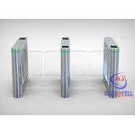 Indoor/Outdoor Double Wing Pedestrian Turnstile Gate 900mm Width Stainless Steel Material for sale