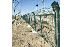 China Framework Welded Mesh Fencing 1800x3000MM Railway Security Fencing supplier