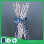Straight Paper water drinking straw for Wedding Birthday Party disposable paper drink straws for sale