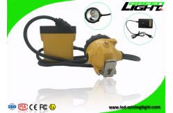 China Waterproof IP68 Miners Cap Lamp , SAMSUNG Battery Miners Lights for Hard Hats supplier
