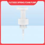 White Foam Bottle Pump with Customized Pump Tube Length and Clip Lock Way