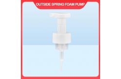 China White Foam Bottle Pump with Customized Pump Tube Length and Clip Lock Way supplier