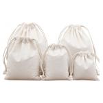 Practical Antiwear Pouch Drawstring Bag , Recycle Canvas Drawstring Gift Bags for sale