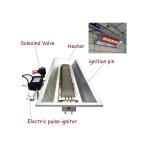 Natural LPG Poultry Heaters Automatic Ignition Infrared Heat Lamp For Chicks