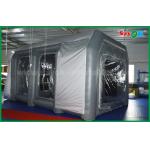 Inflatable Garage Tent Grey Large Inflatable Tent Drive - In Workstation Inflatable Spray Paint Booth With Filter for sale