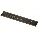 PCB 20CM Ruler Soldering Measuring Tool For Electronic Component Surface Mount Black Color for sale