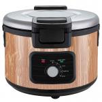 16L Panel Rice Cooker Wood Grain Shell Mechanical Knob Control for sale