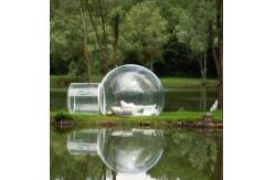 China Custom Made Transparent Inflatable Bubble Tent on Water supplier