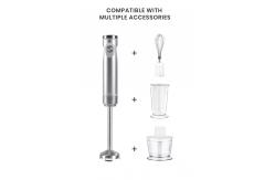 China 3 In 1 Slim Hand Blender set 400W With Beaker / Whisk / Chopper supplier