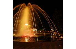 China 3m3/h Brass Singe Jet Dancing Fountain Nozzles With Adjustable Valve supplier