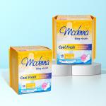 Free sample disposable ultra thin daily use sterilized women organic cotton sanitary napkin for sale