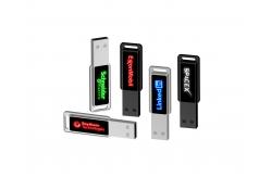 China High Speed Flash Drive Crystal USB Stick With LED Light Shiny supplier