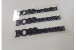 China Clothing 3D Printing Labels Silicone , Heat Transfer Labels With Embossing Technics supplier