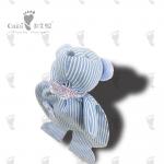 35 X 19cm Polar Bear Towel Stripe Plush Bear Baby Security Soothing Towel