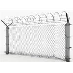6ft X 50ft 9 Gauge 1.2m Industrial Chain Link Fencing for sale