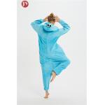 Wholesale Soft Fluffy Flannel Plush blue elmo Animal Christmas Pajamas kigurumi for sale