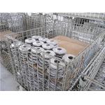 Powder Coated Wire Mesh Container  With Reinforced Under Structure