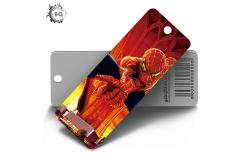 China PET Plastic Printing Service , Custom pattern 3d Lenticular Bookmarks supplier