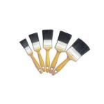 Natural Black Bristle Paint Brush Double Boiled 60mm 80mm for sale