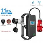 Type 2 Portable EV Charger With Red CEE Plug Car Charging Level 2 Ac Ev Charger 3-22KW for sale