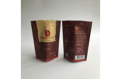 China Plastic  Matte Foil Coffee Bags Packaging Food Custom Printing With Valve supplier