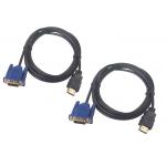 15 Core HDMI To VGA 1800mm Converter Adapter Cable for sale