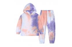 China Jogging Spring Children'S Clothing Tie Dye Two Piece Jogger Set supplier