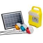 5W USB TF Portable Solar Generator Outdoor Power Solar Panel Led Lighting System for sale