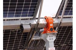 China ASTM Q345B Single Axis Solar Tracker 24h One Axis Solar Tracking System supplier