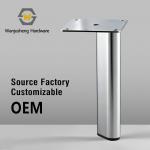 Heavy-Duty Iron Oval Tubular Furniture Legs Metal Support Feet for Sofas & Coffee Tables Hardware Accessories for sale