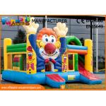 Customized Commercial Inflatable Bouncer Slide Cartoon Printing For Outdoor Playground for sale