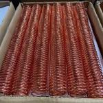 1-1/8 Inch Metal Spiral Binding Coil 2.0MM Wire Diameter, Used For High-End Notebooks for sale